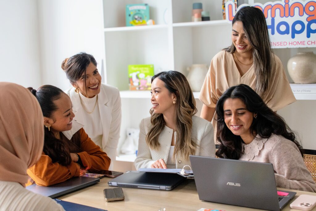 Home child care agency staff